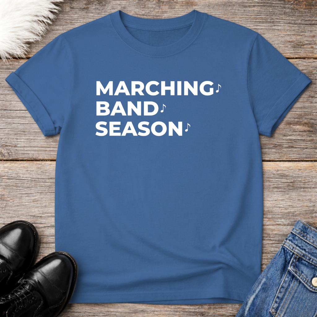 Marching Band Season Note Tee