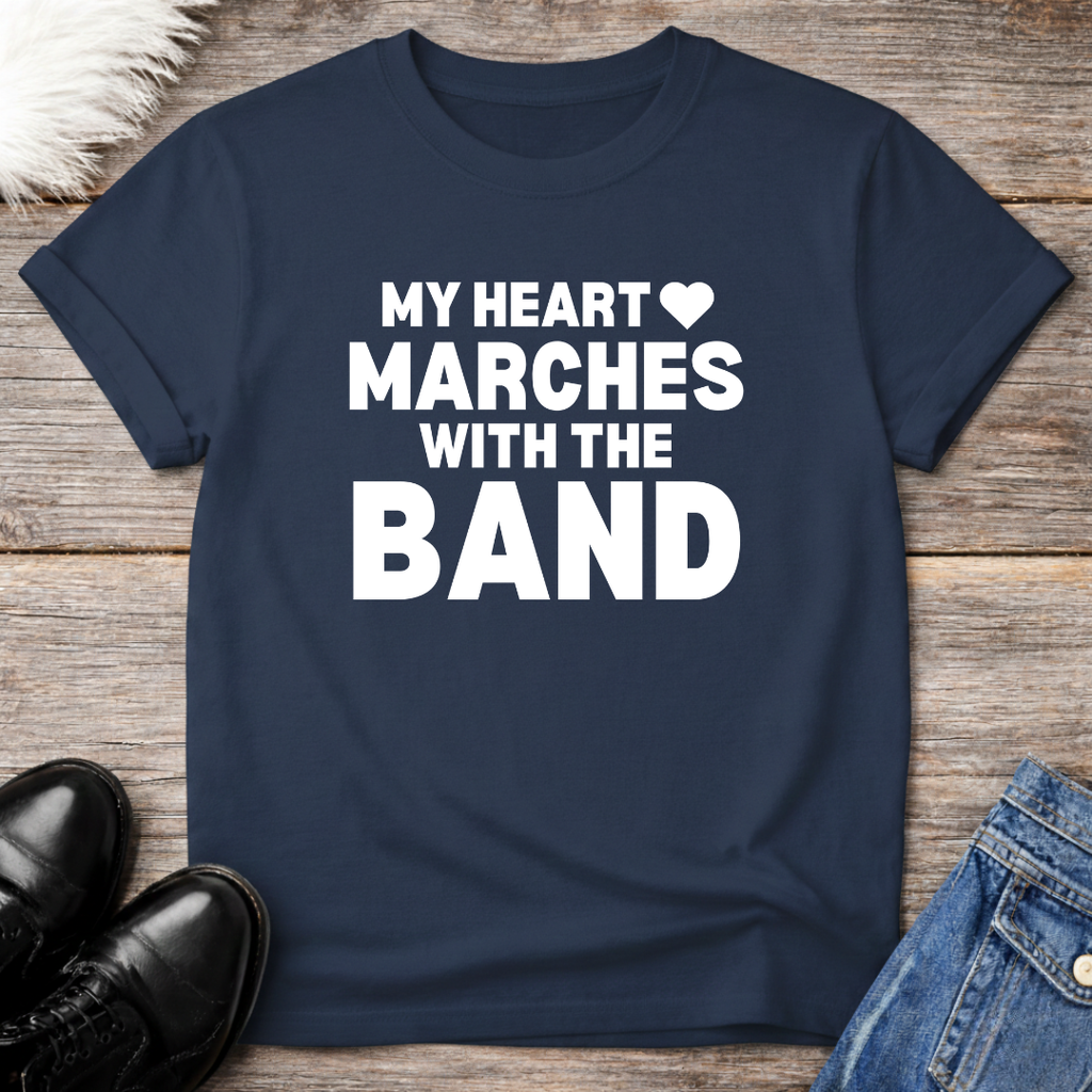 Heart Marches Solid heart Tee
