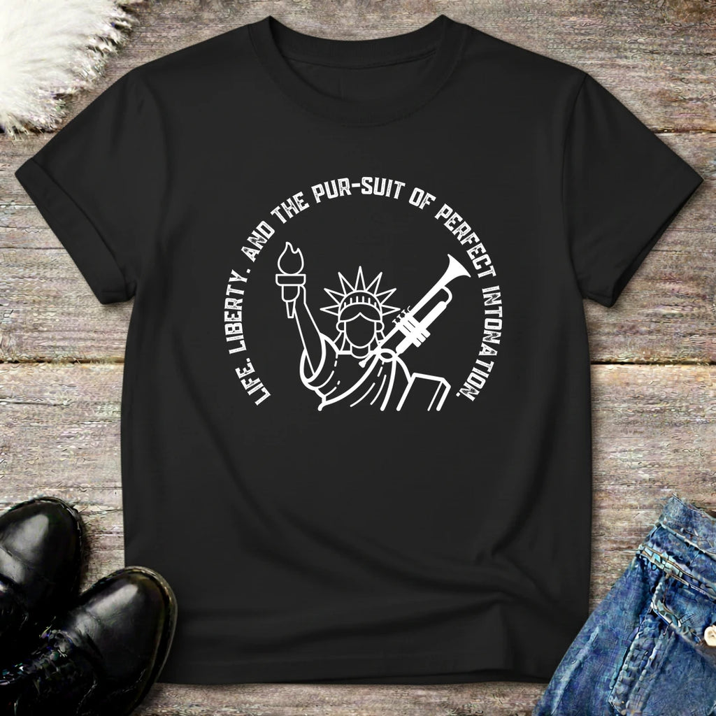 Perfect Intonation Statue Tee