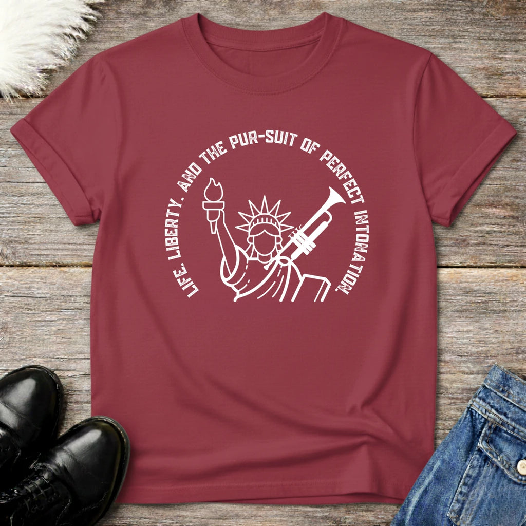 Perfect Intonation Statue Tee