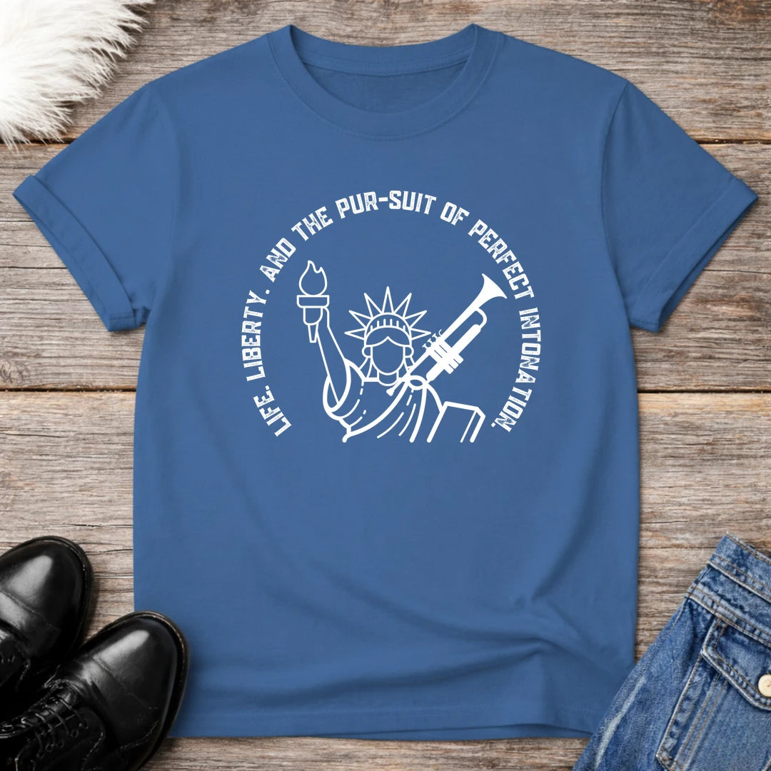 Perfect Intonation Statue Tee