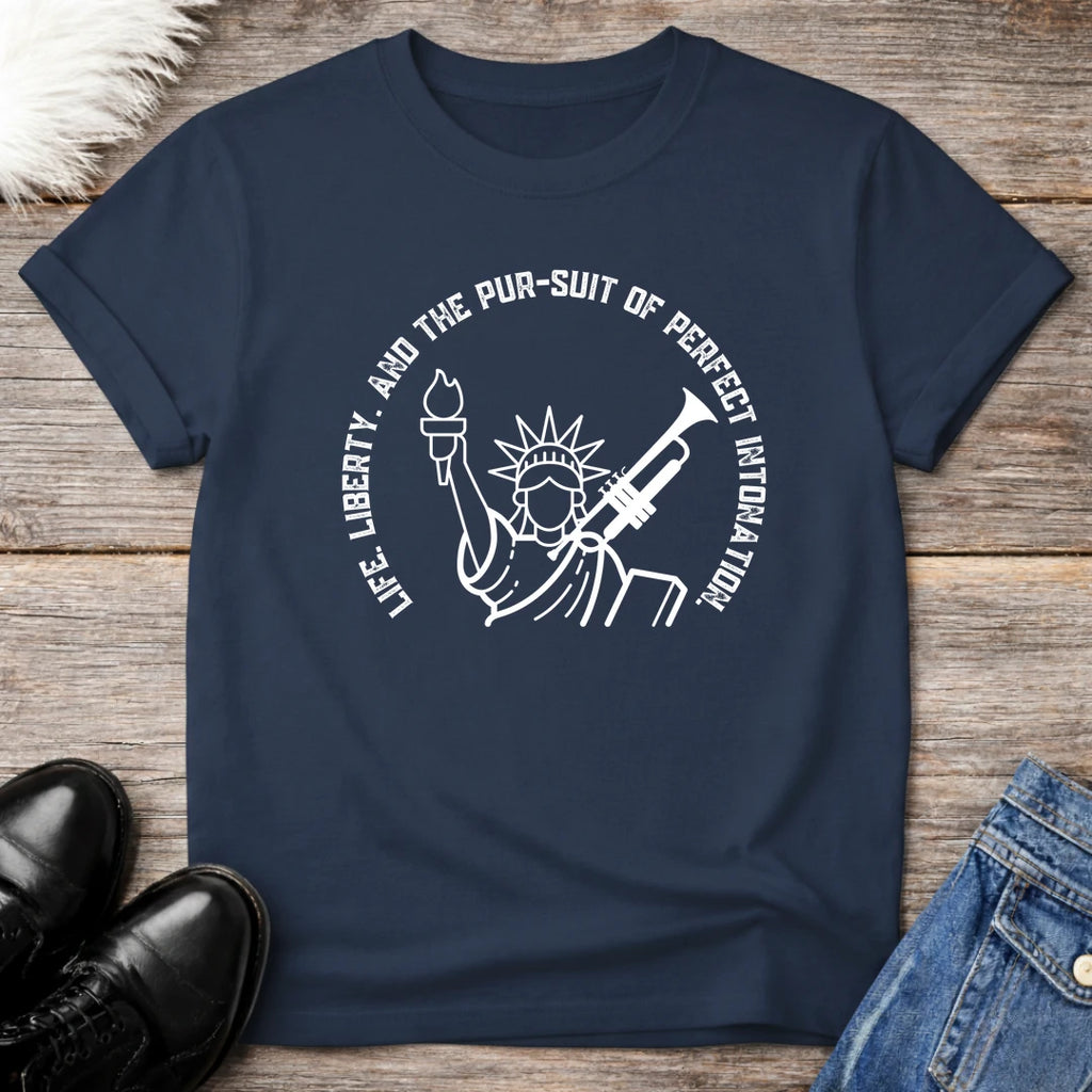 Perfect Intonation Statue Tee