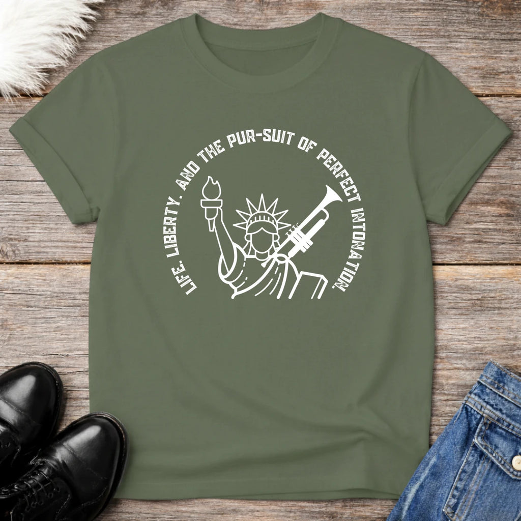 Perfect Intonation Statue Tee