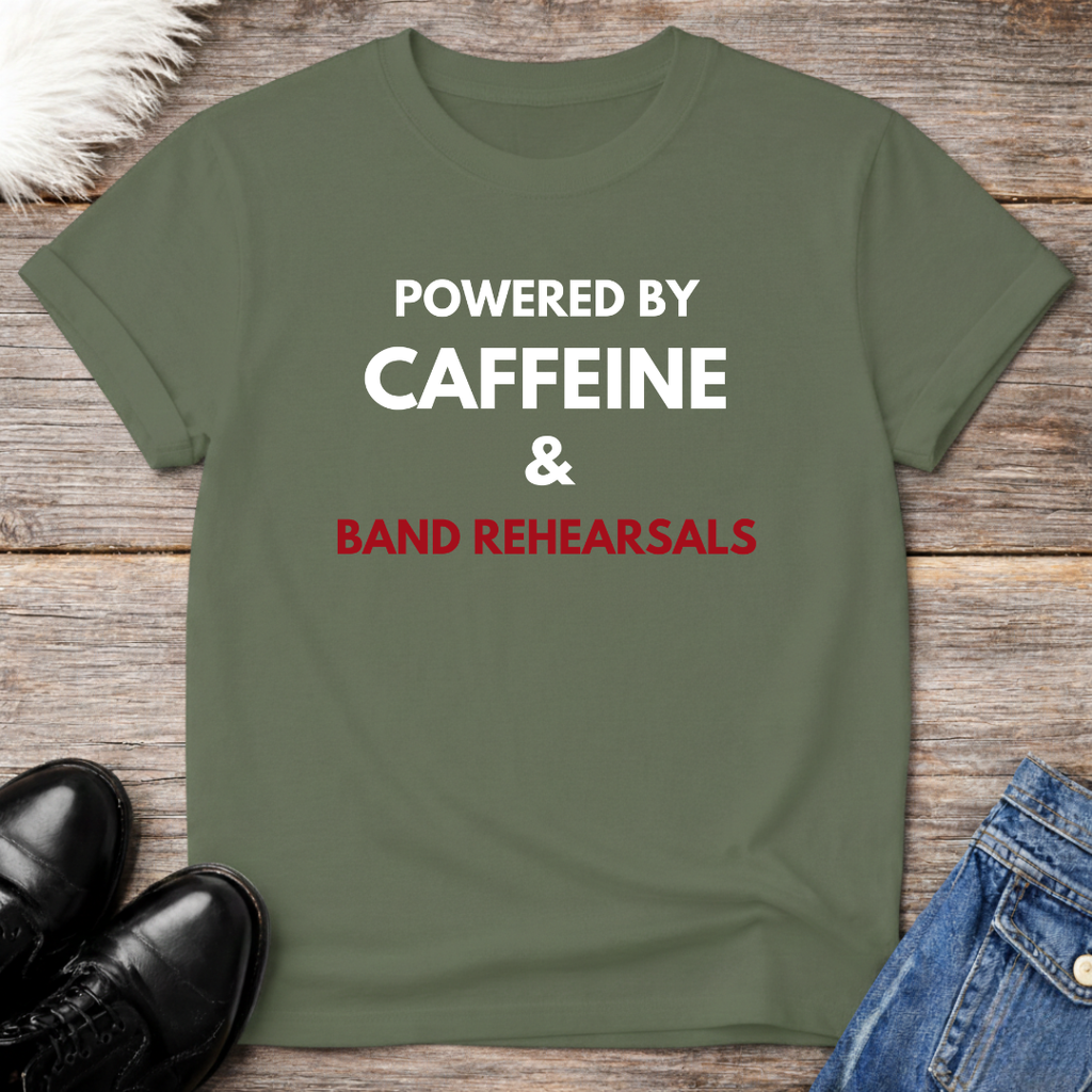Powered By Caffeine Tee