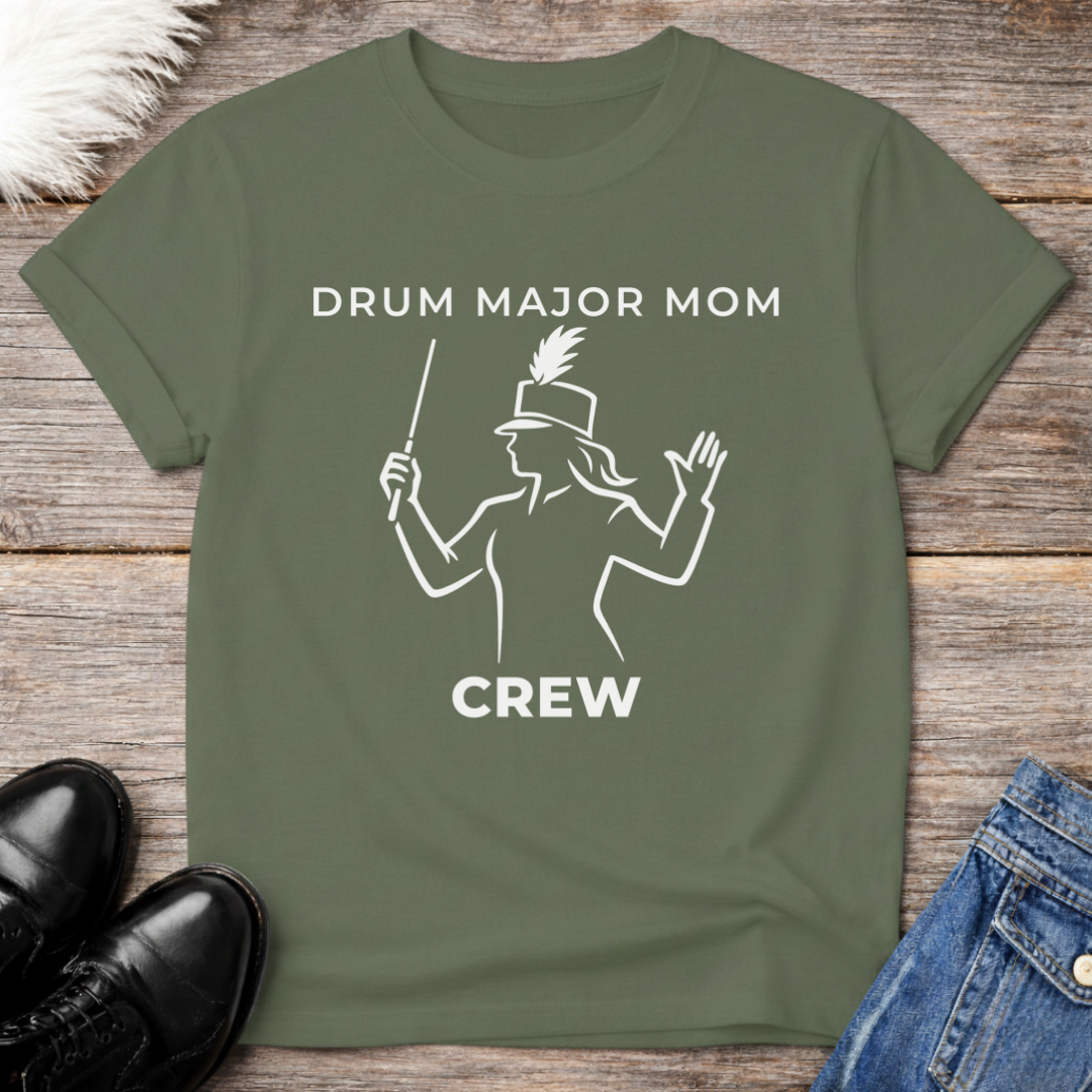 Drum Major Mom Crew Tee