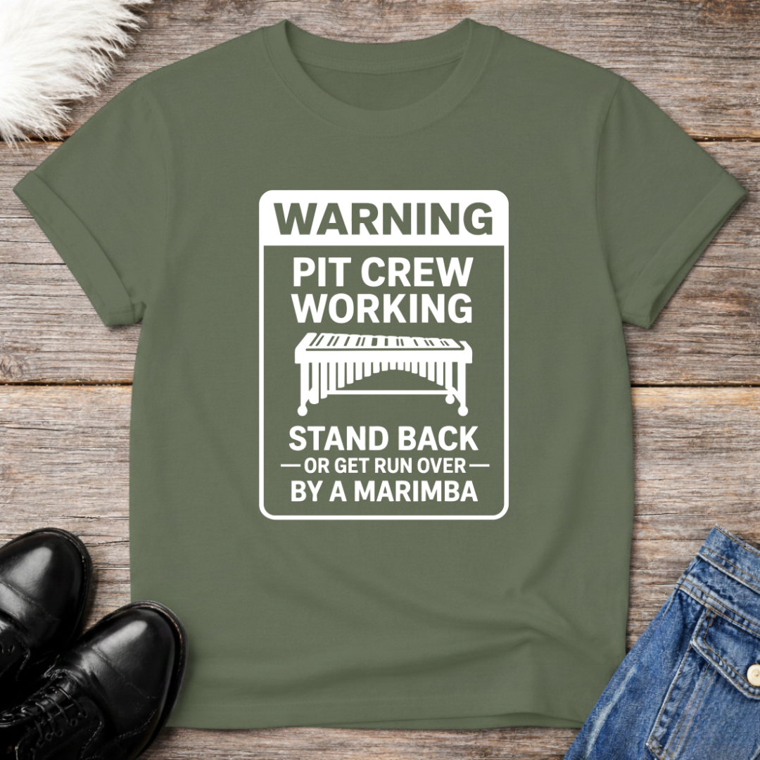 Warning Pit Crew Tee