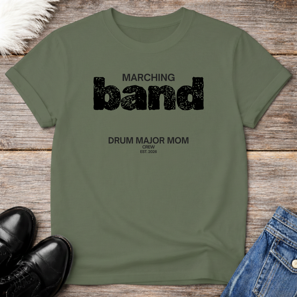 Drum Major Mom Crew Tee