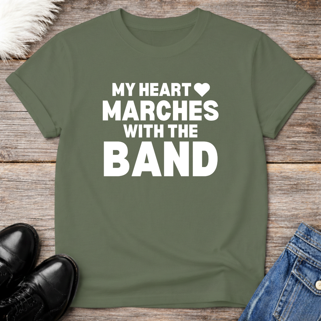 Heart Marches Solid heart Tee