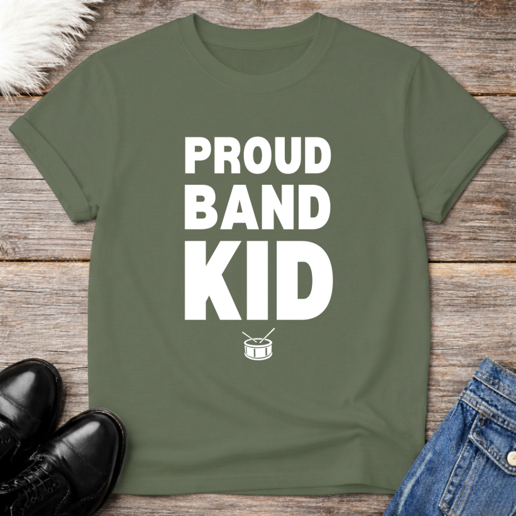 Proud Band Kid Drum Tee