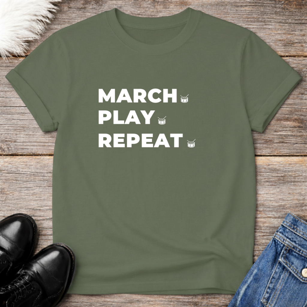 March Play Repeat Tee