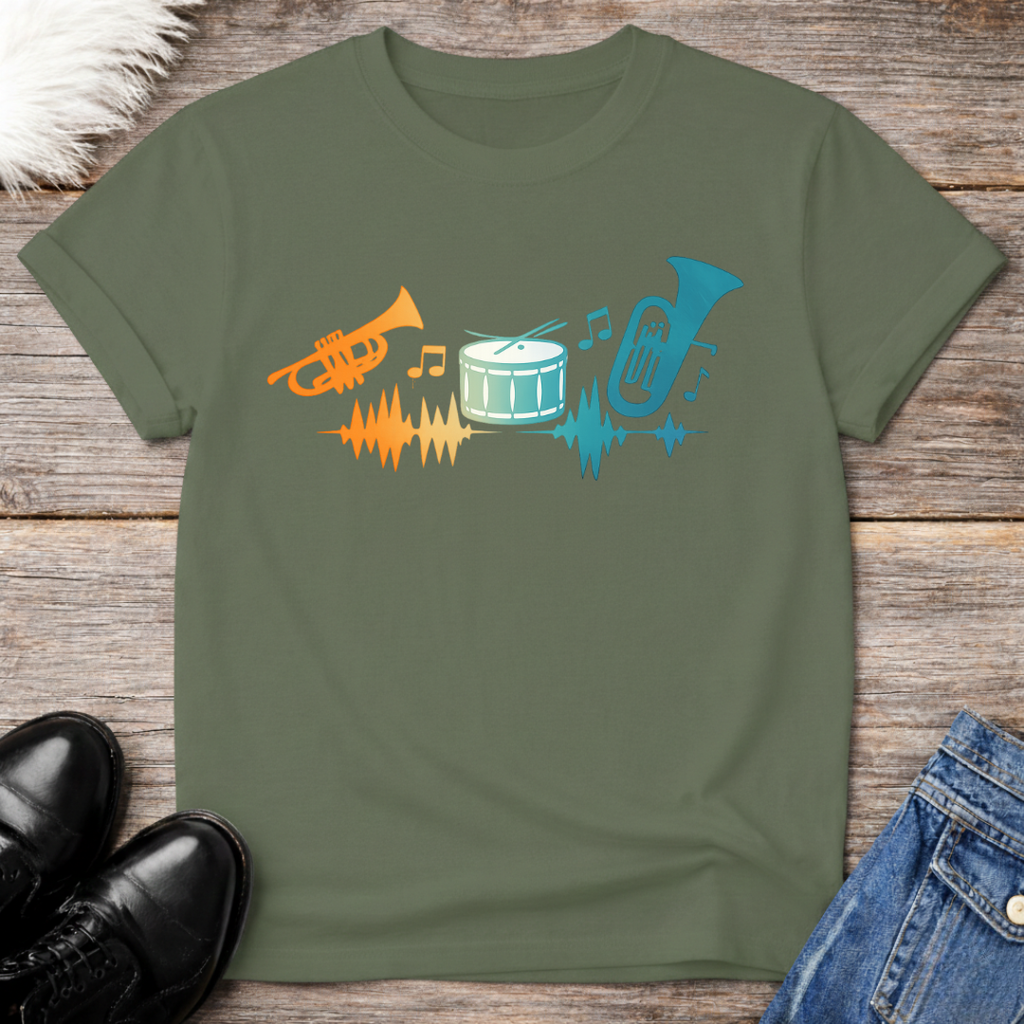 Trumpet Drum Tuba Tee