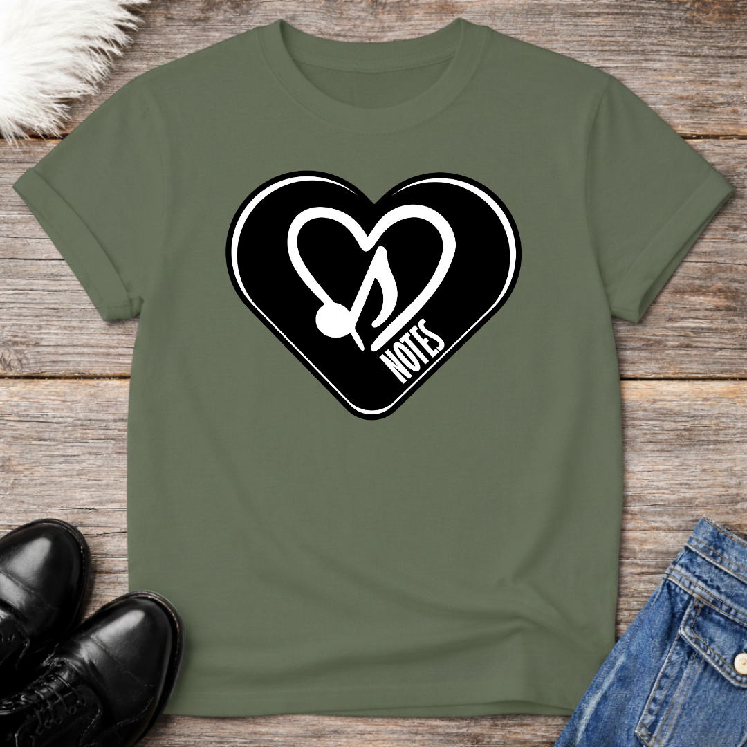 Heart Notes Graphic Tee