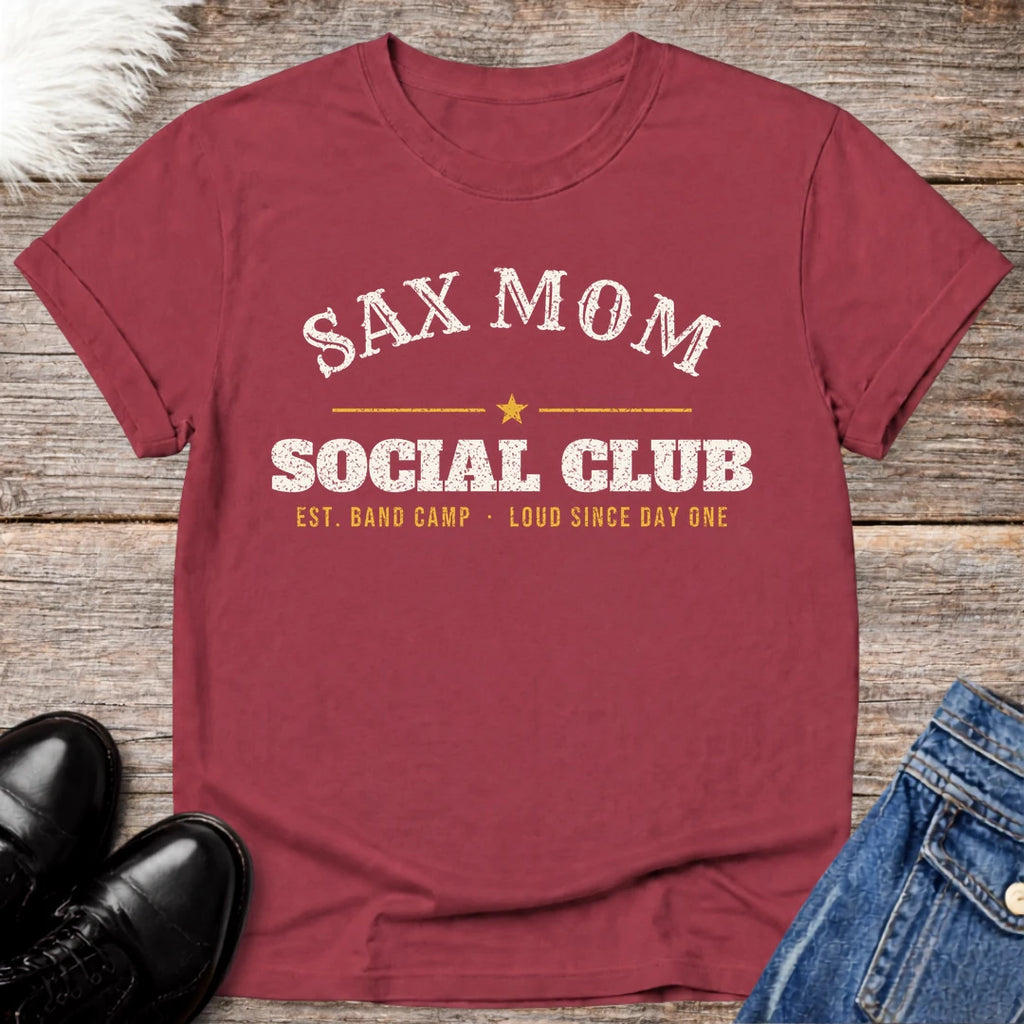Sax Mom Social Club Tee