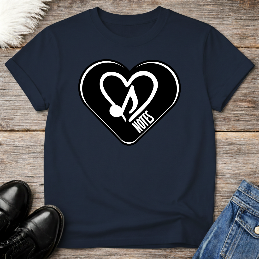 Heart Notes Graphic Tee