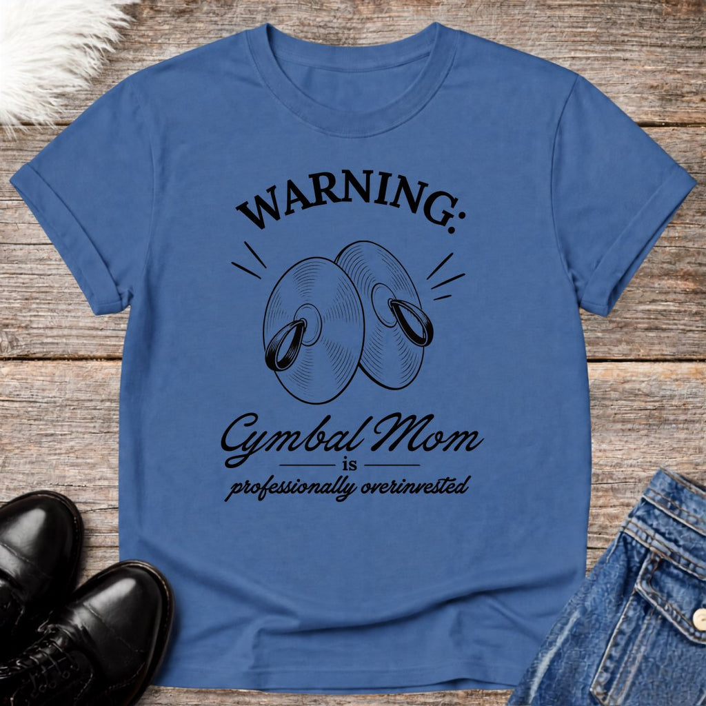 Warning Cymbal Mom Tee