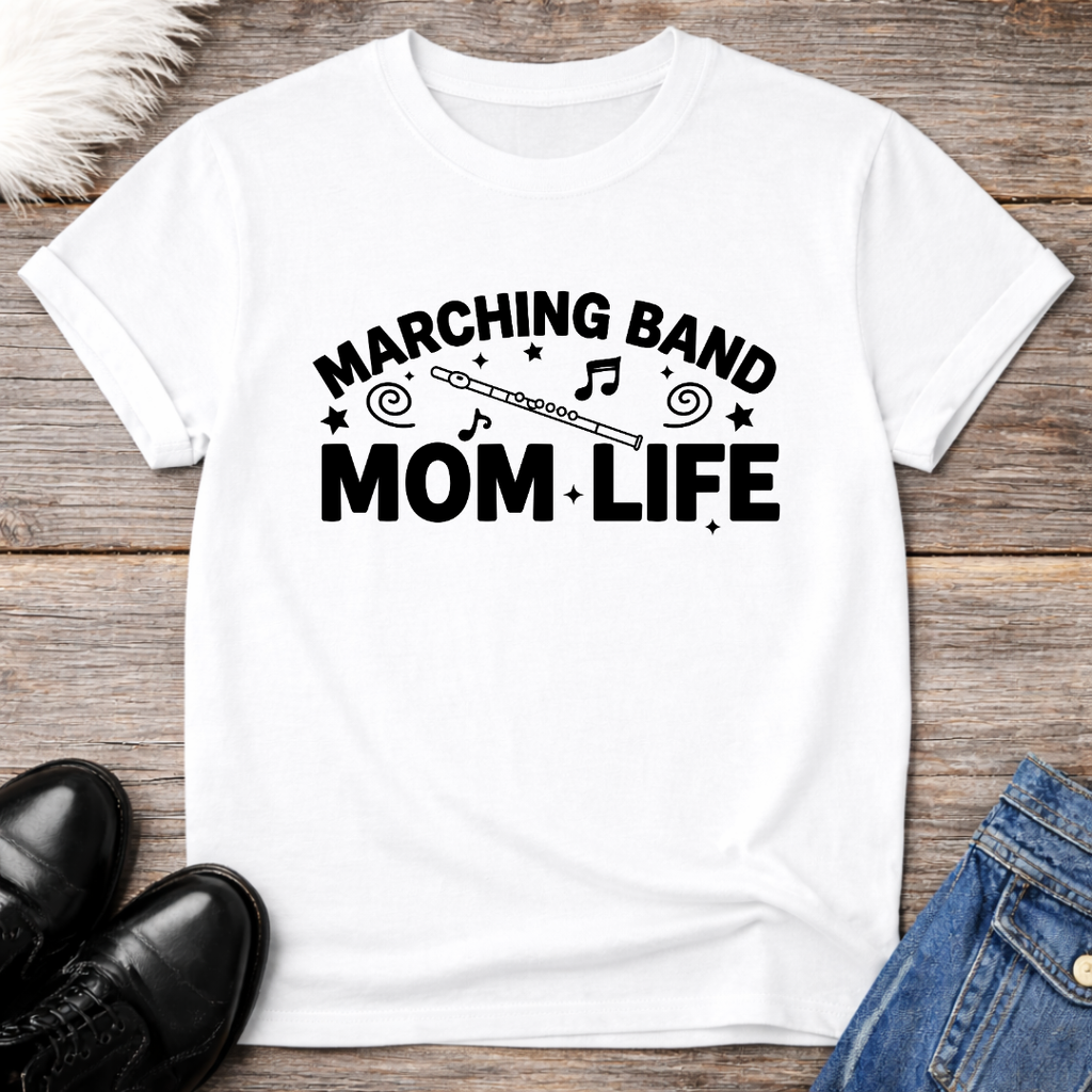 Mom Life Flute Tee