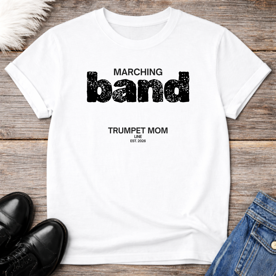 Trumpet Mom Line Tee
