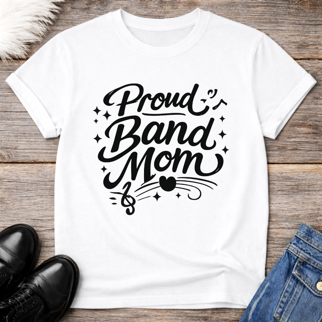 Proud Band Mom Graphic Tee