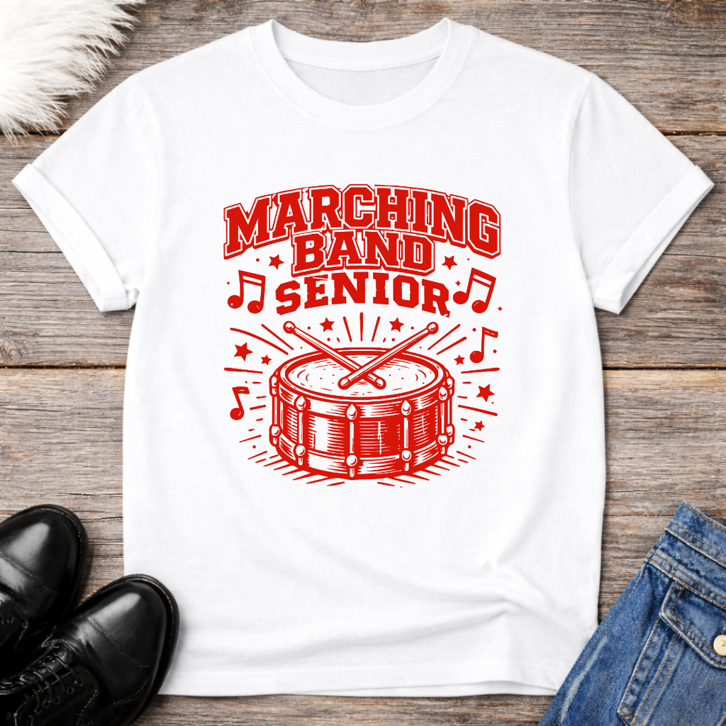 Band Senior Red Drum Tee