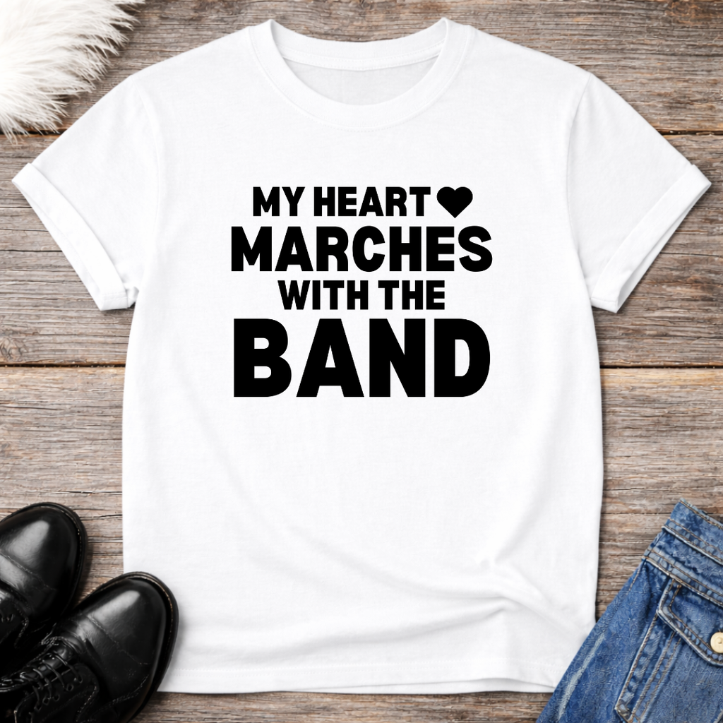 Heart Marches Solid heart Tee