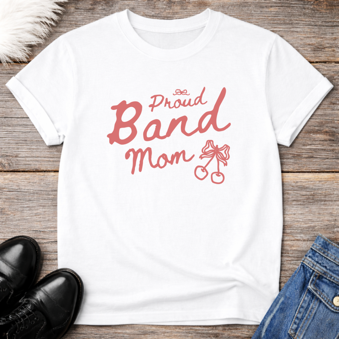 Proud Band Mom Doodle Tee