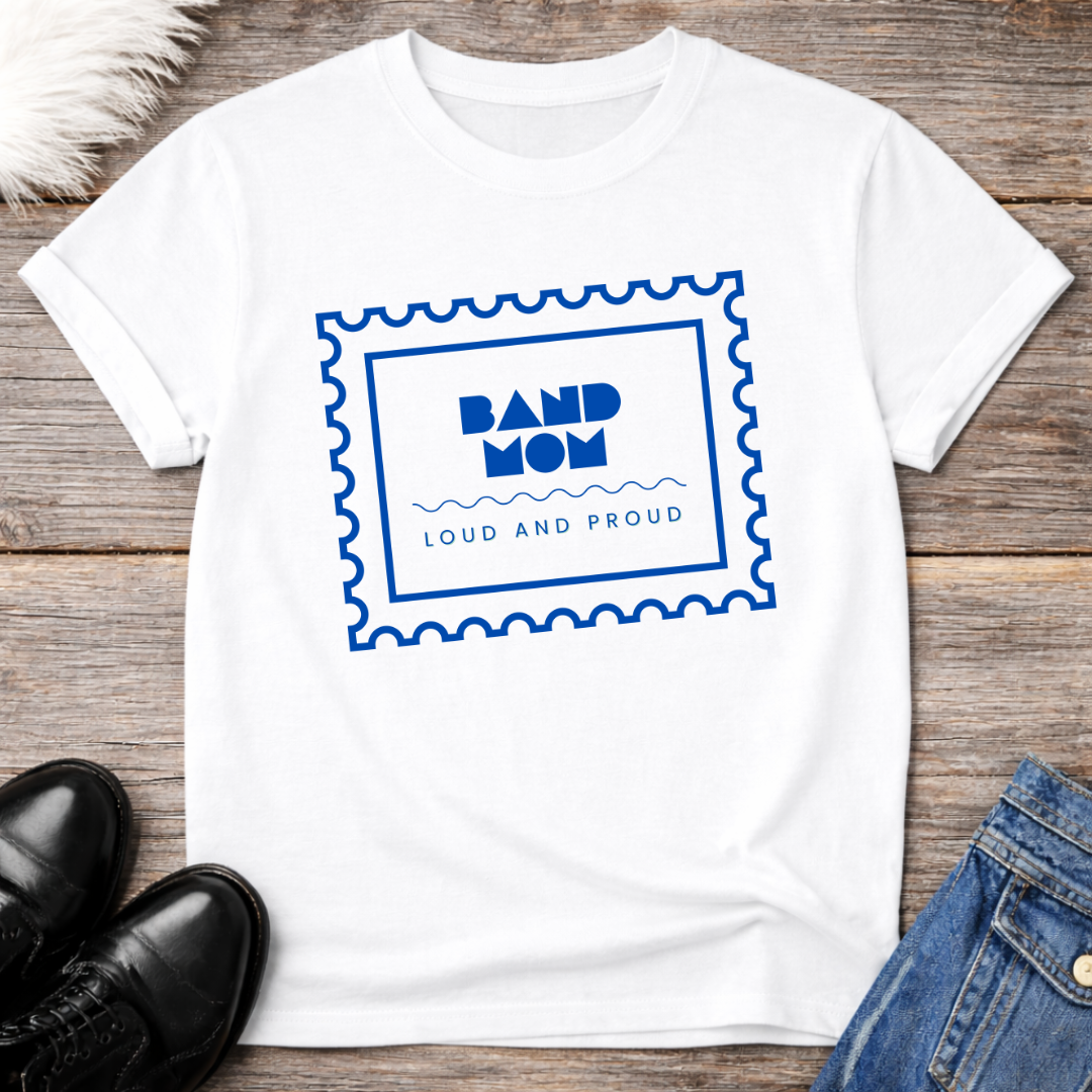 Band Mom Doodle Stamp Tee