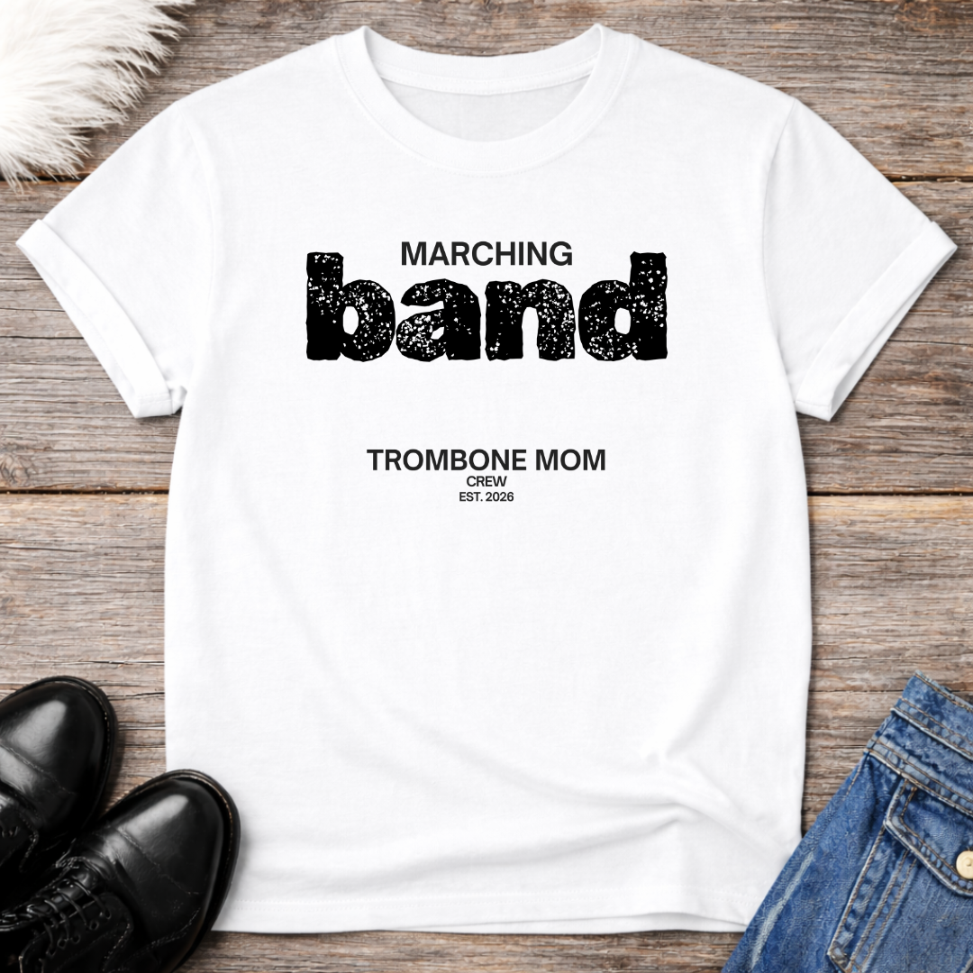 Trombone Mom Crew Tee