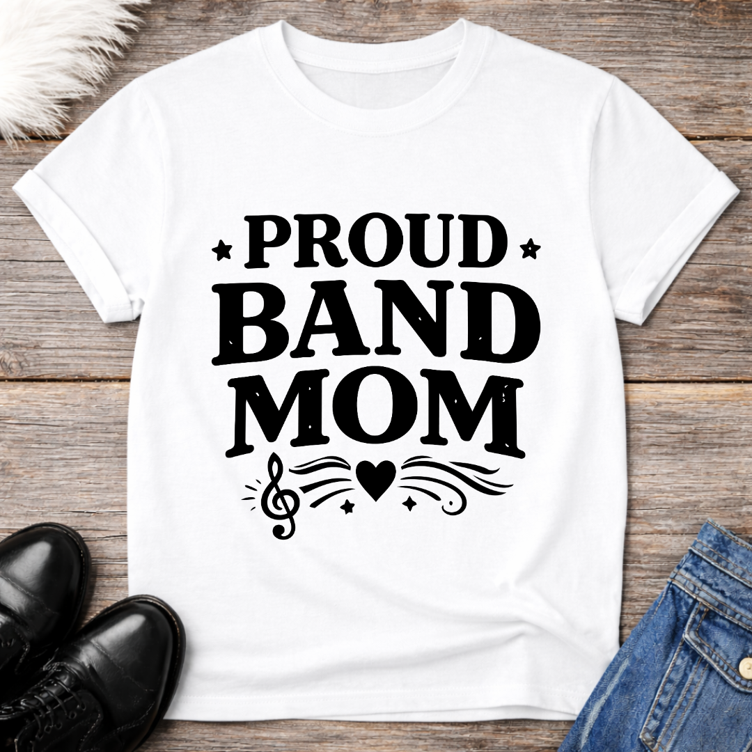 Star Proud Band Mom Tee