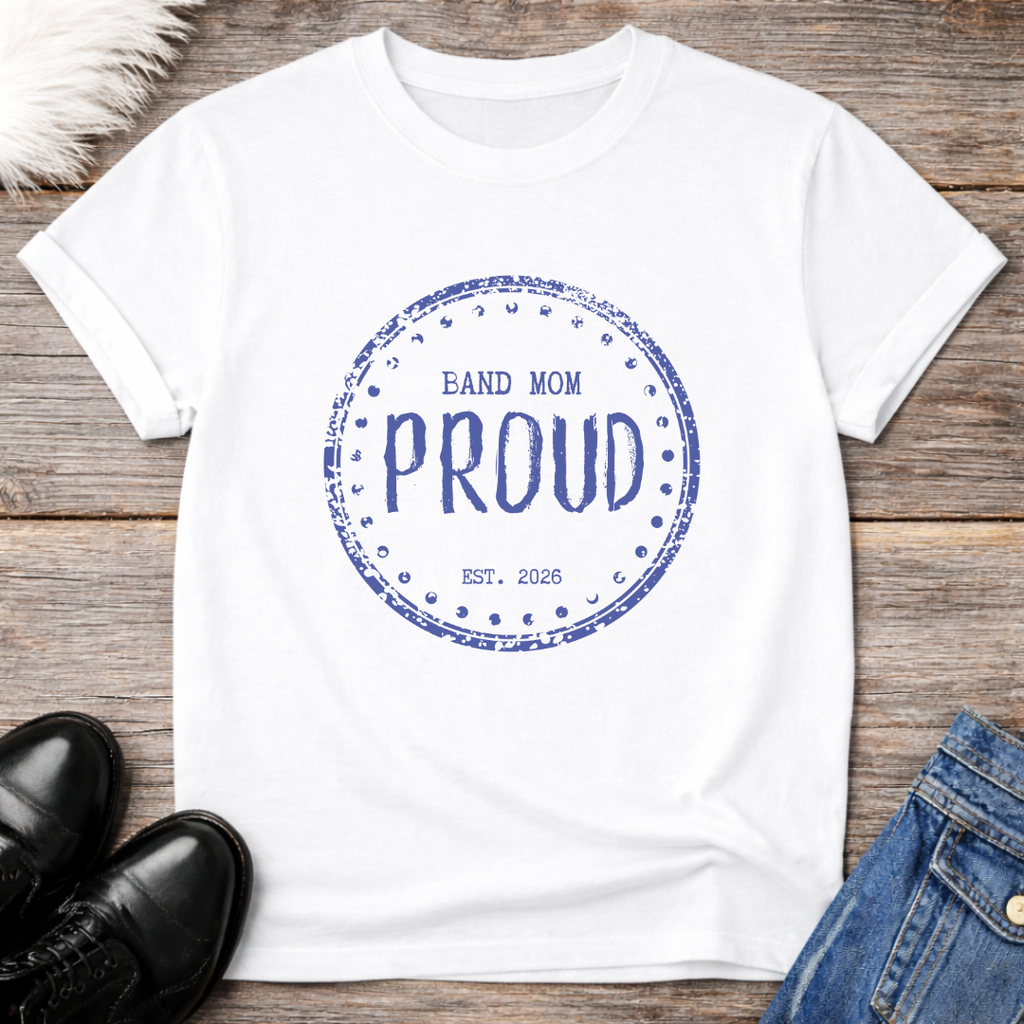 Proud Est 2026 Vintage Stamp Tee