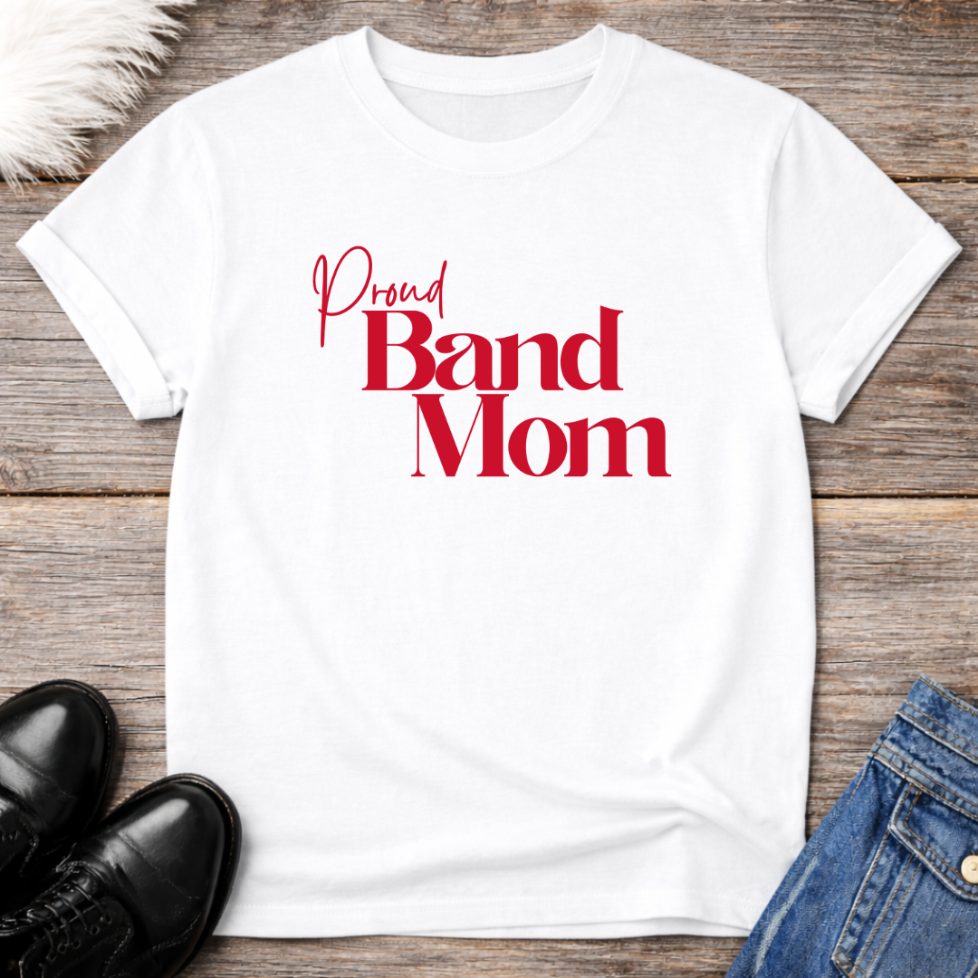 Cute Proud Band Mom Tee
