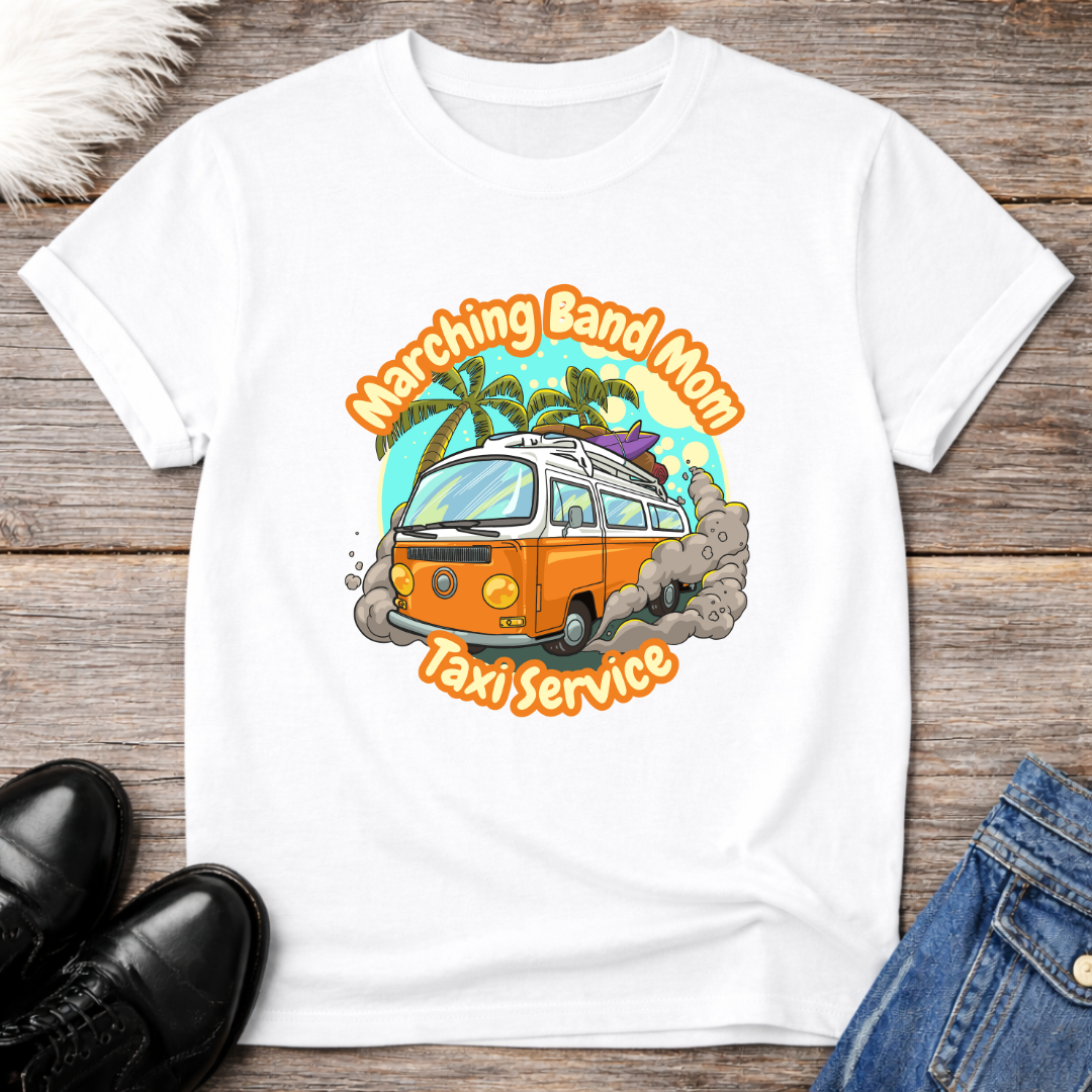 Taxi Service Bus Tee