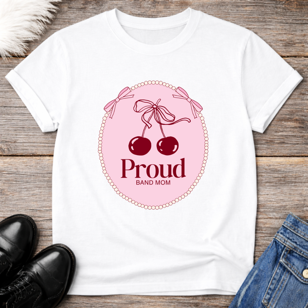 Proud Band Mom Coquette Tee