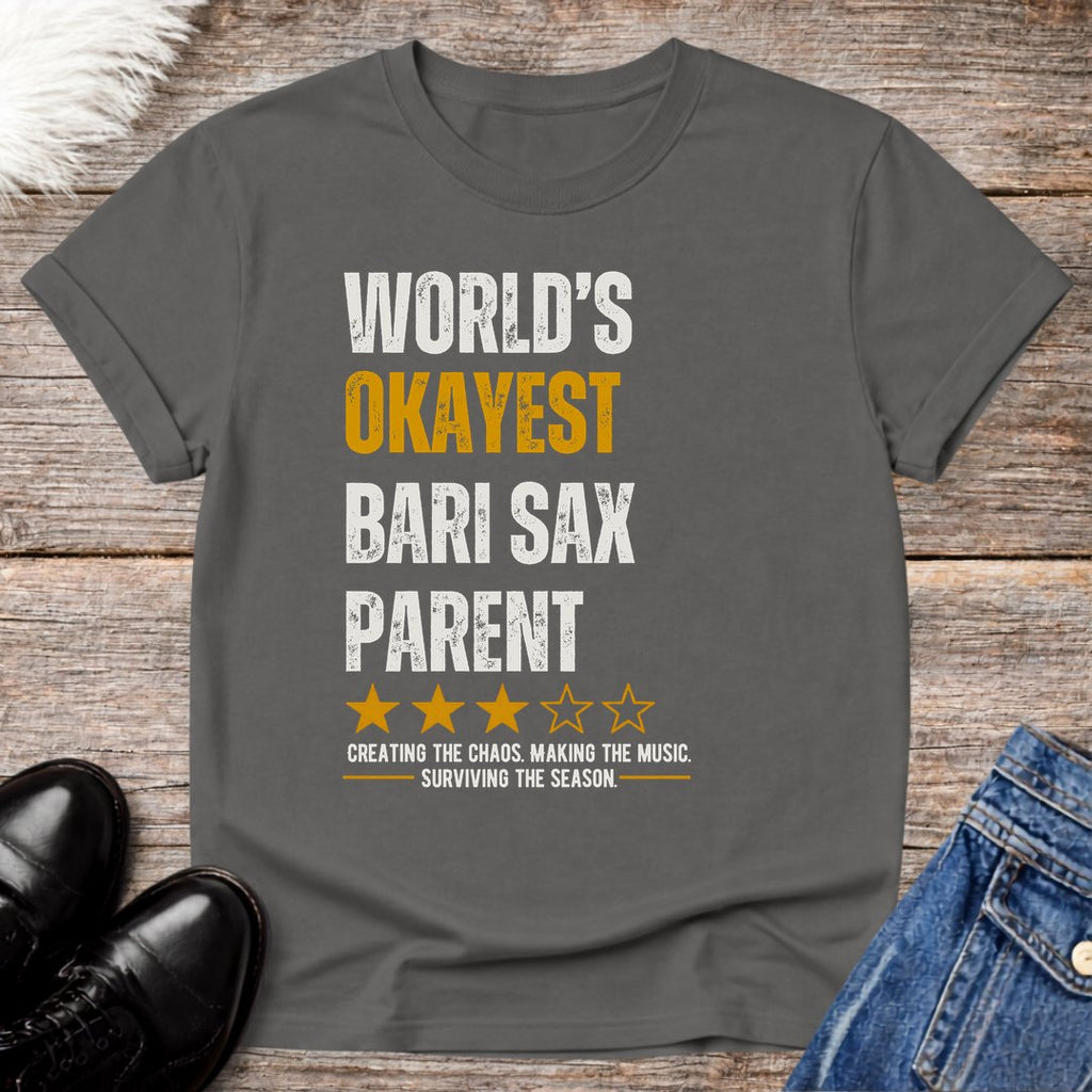 World's Okayest Bari Sax Parent Tee
