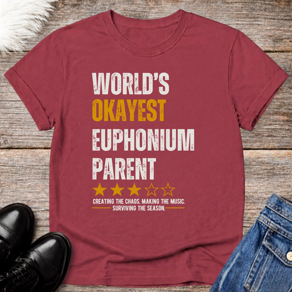 World's Okayest Euphonium Parent Tee