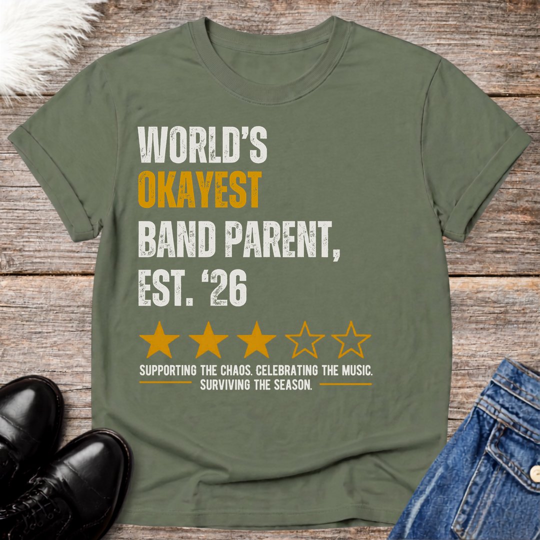 World's Okayest Parent Est 26 Tee