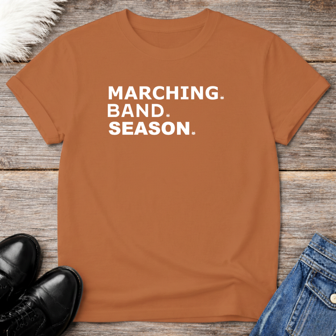Marching Band Season Monochrome T-Shirt