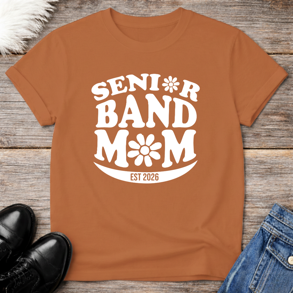 Senior Band Mom Est 2026 Tee